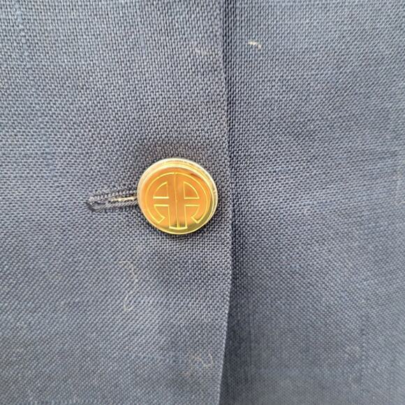 Alan Austin Co. Vintage 80s 2 Button Single Breasted Ladies Blazer Suit Jacket - Picture 8 of 13